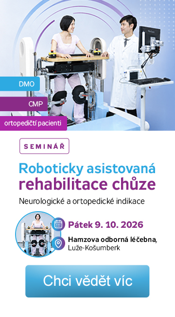 Roboticky asistovaná rehabilitace chůze